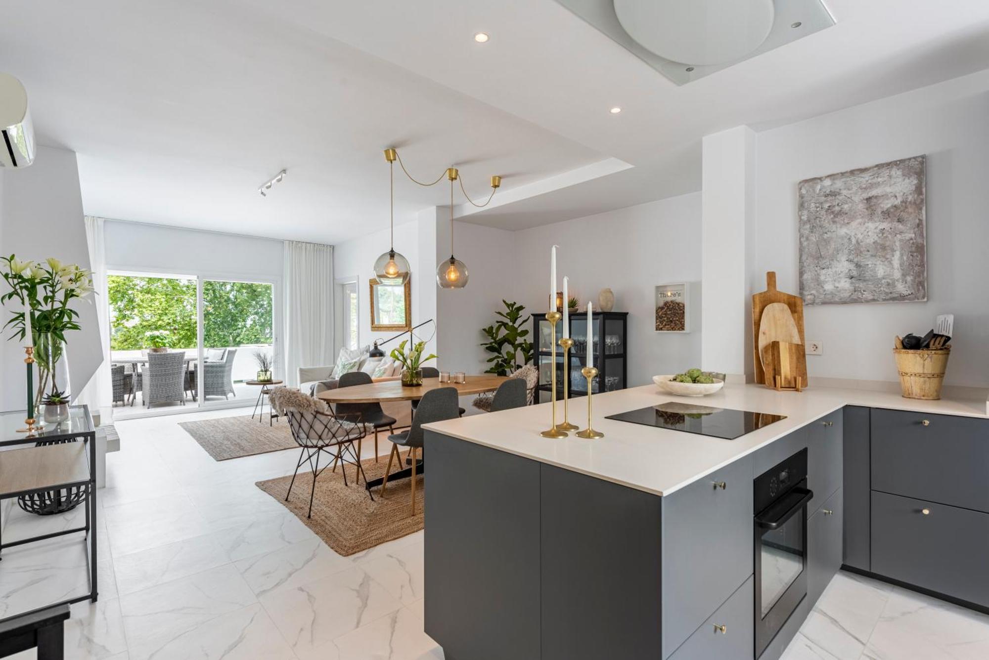 Azahara 2, Contemporary Scandinavian Style Open Plan With 2 Terraces